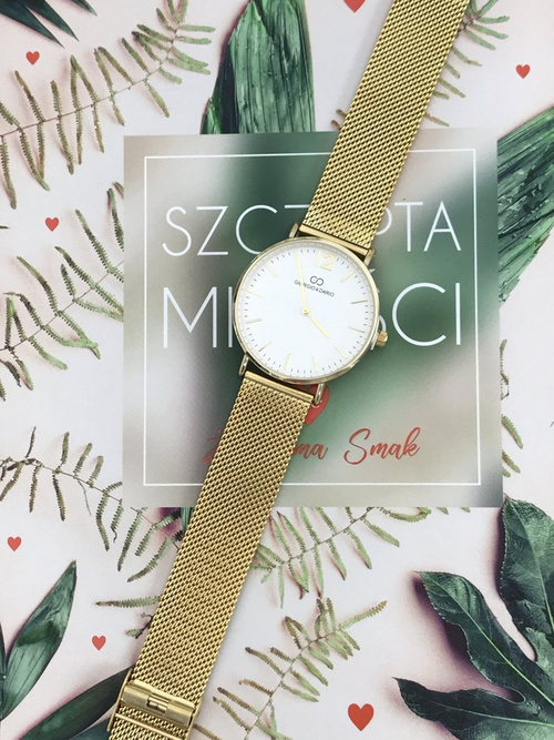 Dámske hodinky Giorgio &; Dario Rene Złoty