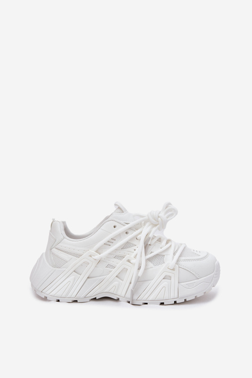 Dámske Tenisky S Dvojitým Šnurovaním Biele Onivetta