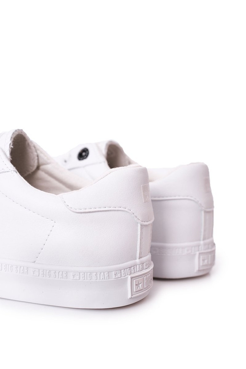 Pánské Kožené Tenisky Big Star HH174037 Bílé