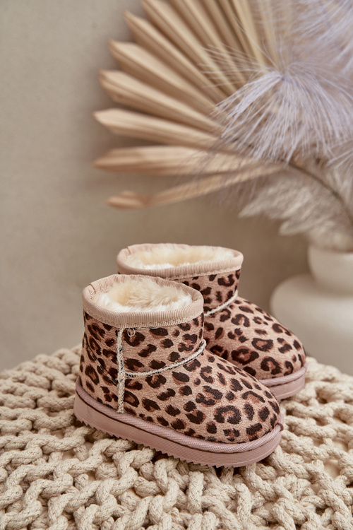 Dětské zimní boty s polstrováním Bežové Nallita