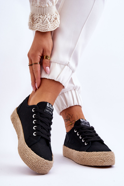 Módne tenisky s Lee Cooper LCW-23-31-1797L Braid Black