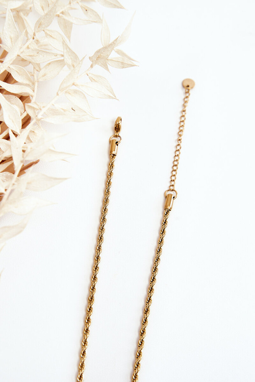 Dámska zlatá reťazec zlatého zlata