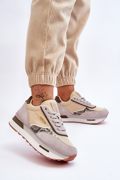 Módní tenisky Memory Foam System Big Star LL274364 Béžové