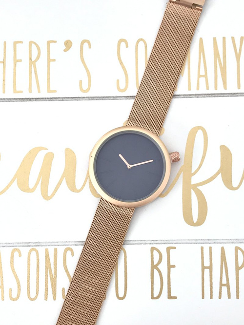 Dámske hodinky Michael John Auri Pink Gold