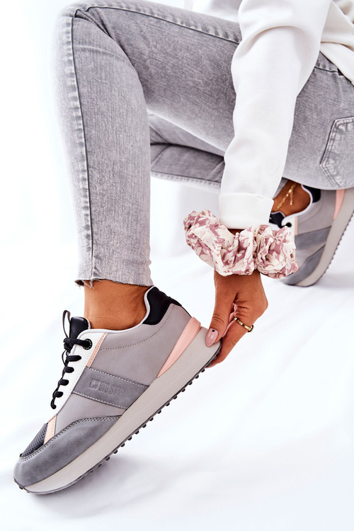 Sportovní obuv Memory Foam Big Star II274398 Šedočerná