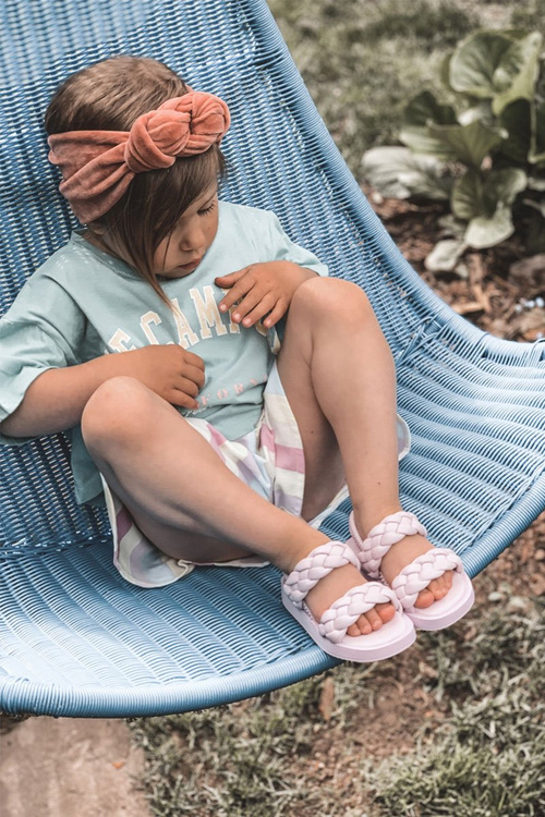 Dětské Sandály Se Stahovací Sňůrkou Fialové Cutie-Pie