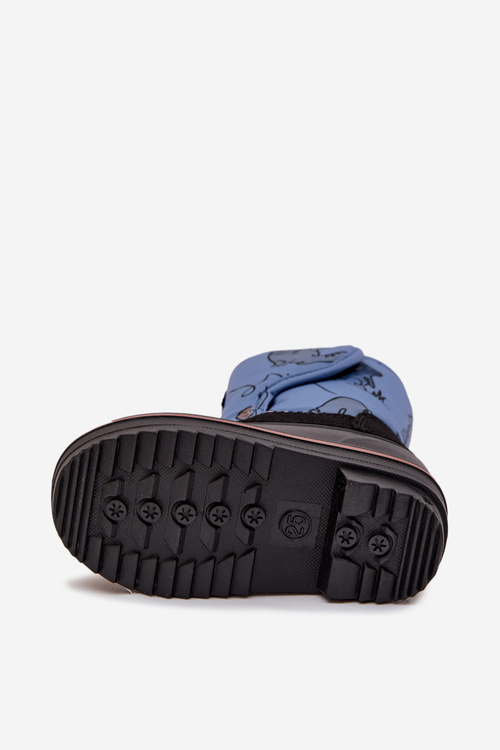 Detské snehule na suchý zips Lee Cooper LCJ-25-10-3774 Modré