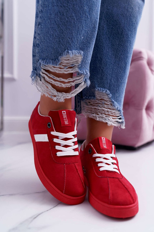 Dámske športové topánky Big Star Red DD274622