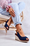 Dámska pohodlná tráva -Navary Blue Sandals THALLAS