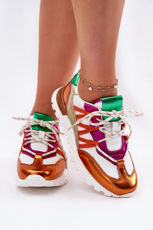 Kožené Polobotky Tenisky Dámské Artiker 56C1737 Multicolor