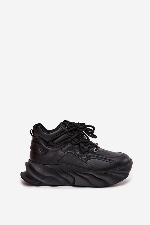 Dámské tenisky Přírodní kůže GOE SS2N4036 Černé