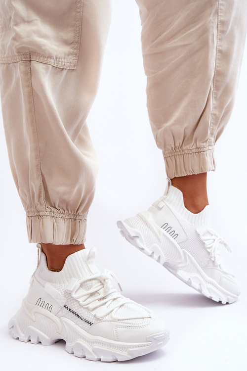 Dámské ponožkové tenisky Bíle Keaton