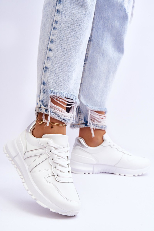 Dámska nízka športová topánka biela Elliot