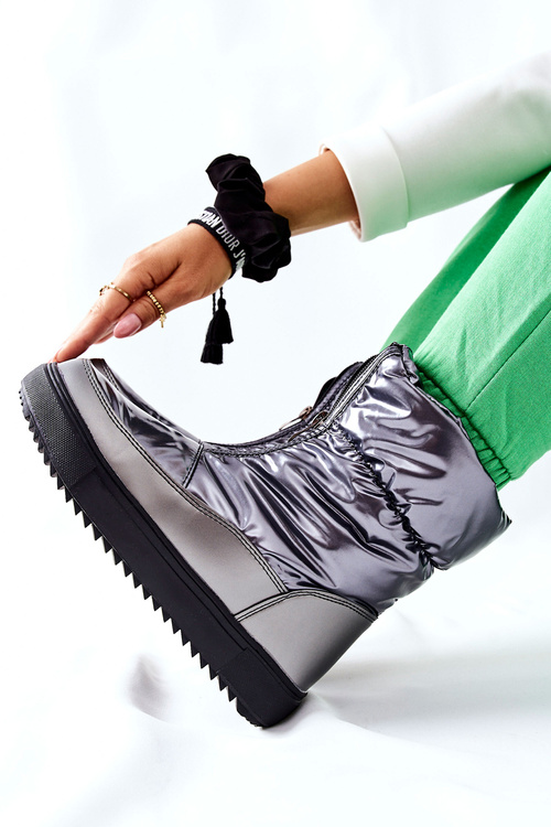 Dámské Sněhule Šedé Monile