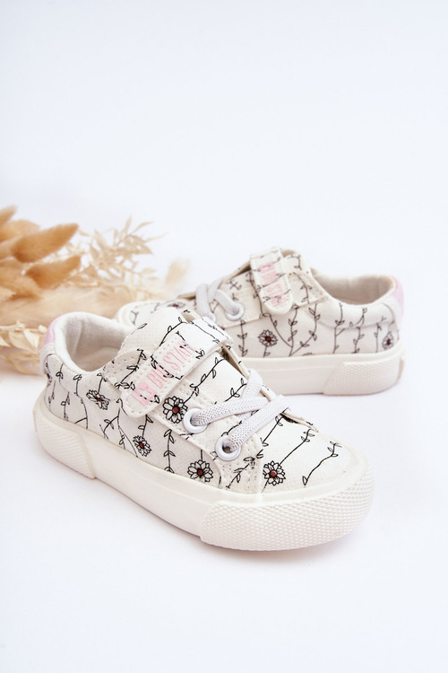 Veľká hviezda JJ374102 tenisky bieleho materiálu