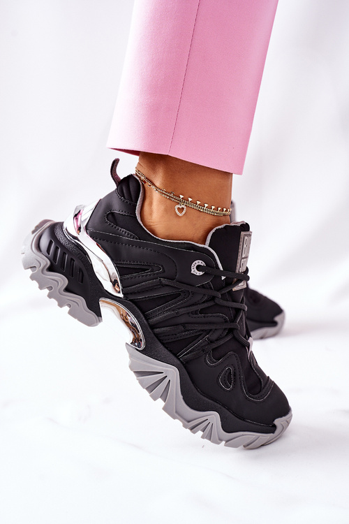 Dámska športová topánka Pamäť pamäť Penu veľká hviezda II274089 čierna