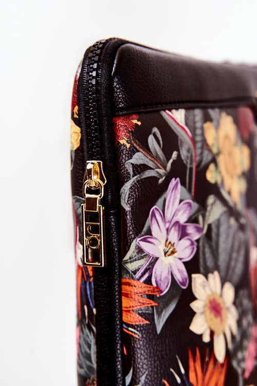 Veľké čierne kvety Nobo M2010-CM20