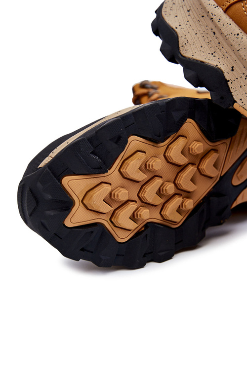 Pánské zateplené trekové boty Cross Jeans KK1R4020C velbloud