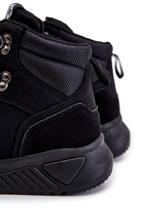 Pánské boty Trekingové zateplené boty Lee Cooper LCJ-22-31-1457 Černe