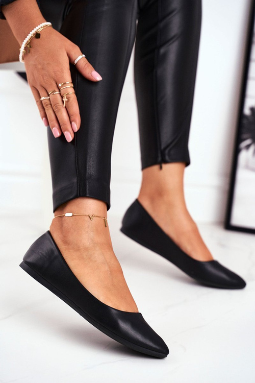 Elegantné baleríny žien Black Maude