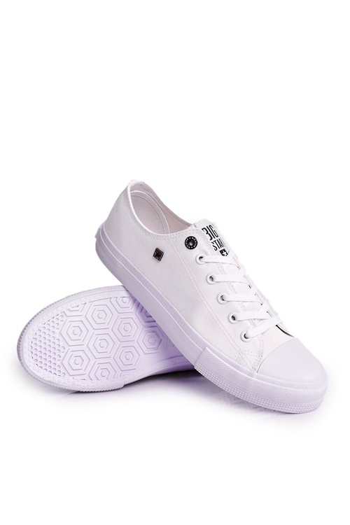 Pánska klasická nízka veľká hviezda AA174010 Biele tenisky