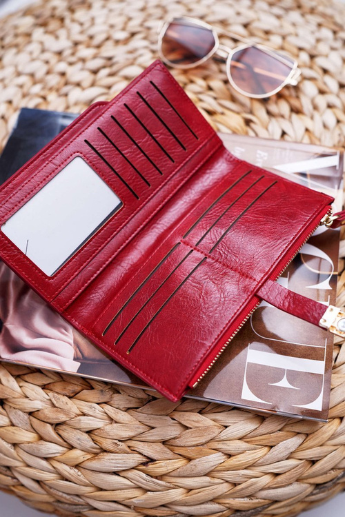 Dámská Peněženka Velká Klasická Červená AD-64