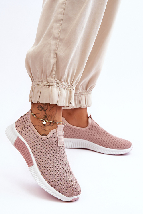 Klasické sklz -in -in -pink športové topánky Frankie