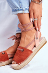 Dámské Espadrilky oranžové Monacoz