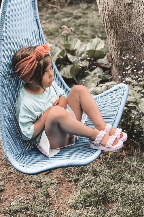 Dětské Sandály Se Stahovací Sňůrkou Fialové Cutie-Pie