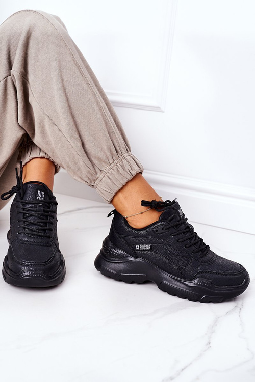 Dámská Sportovní Obuv Sneakers Big Star EE274462 Černé