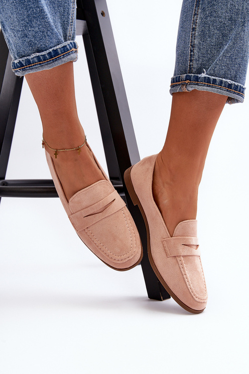 Dámske Klasické Mokasíny Ružové Olevin