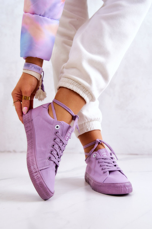 Dámske nízke tenisky Veľká hviezda JJ274416 Purple