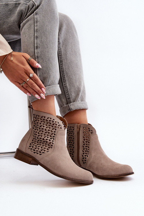 Zazoo 2791 Semišové Prezúvky Bežové