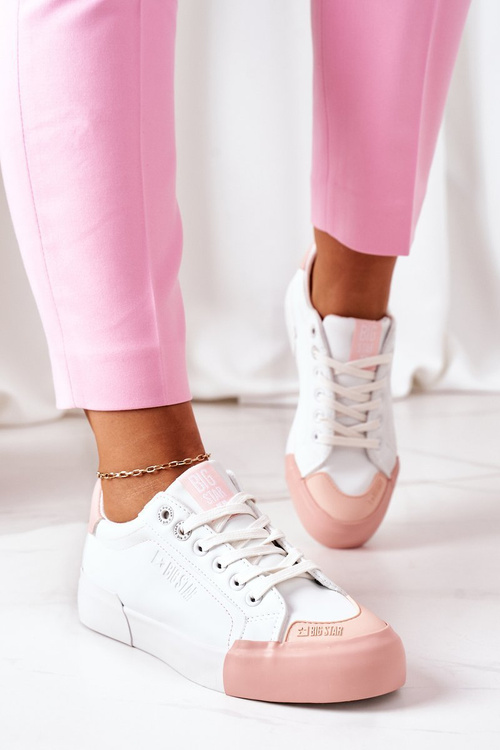 Dámske kožené tenisky Big Star II274027 biela