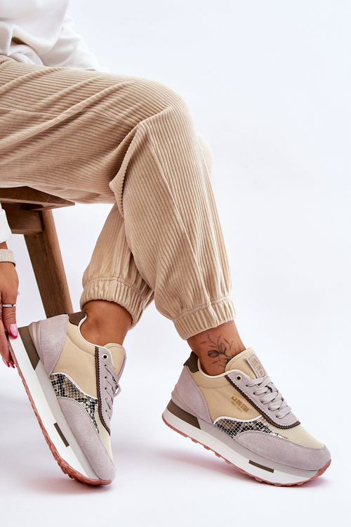 Módní tenisky Memory Foam System Big Star LL274364 Béžové