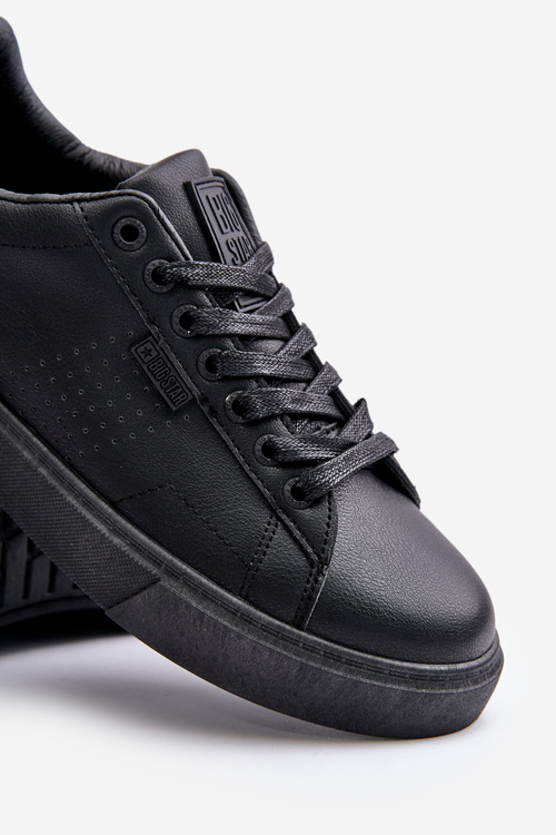 Pánské Tenisky Z Eko Kůže Big Star OO174021 Hi-Poly System Černé