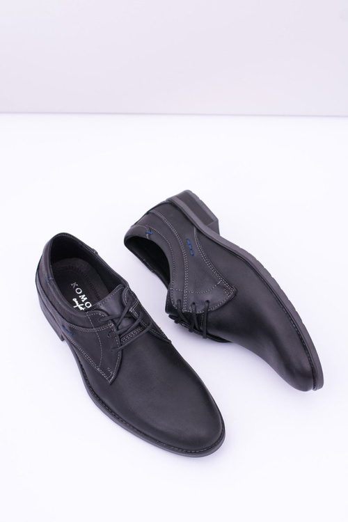 Elegantní Pánské Kožené Polobotky černé Santiago