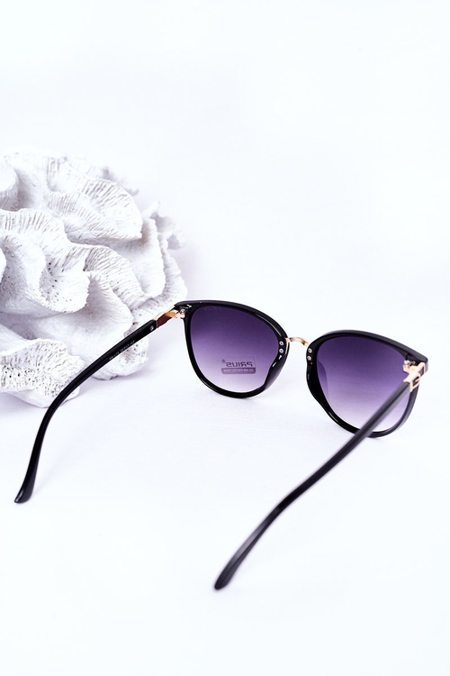 Dámské Sluneční Brýle Černé S Grafitovým Ombre