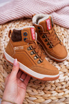 Chlapecká Obuv Tenisky Big Star zateplená Camel EE374085