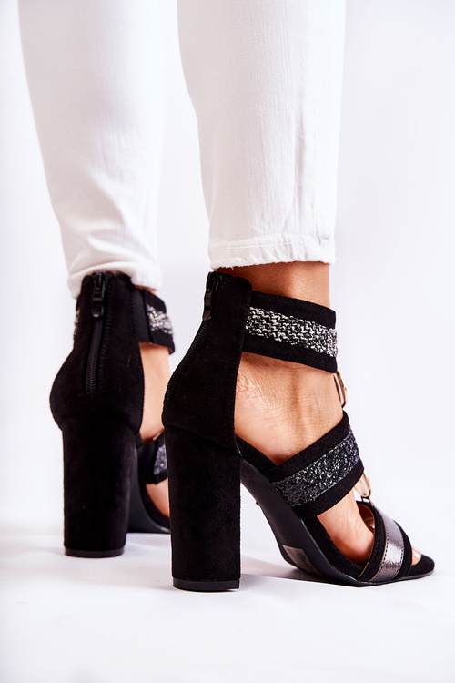 Ženské čierne Laurita podpätky