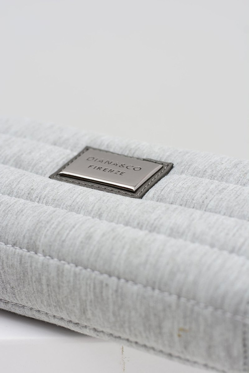 Veľká šedá dámska peňaženka