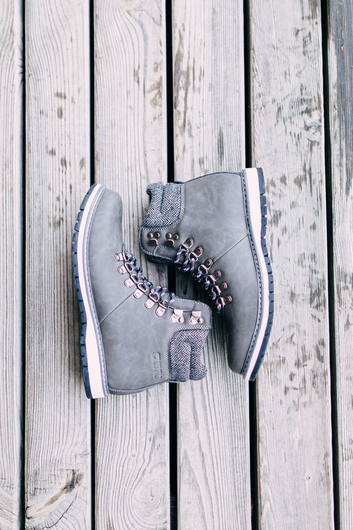 Pánske topánky Big Star Grey EE174405