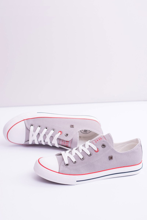 Big Star nízké pánské šedé tenisky T174109