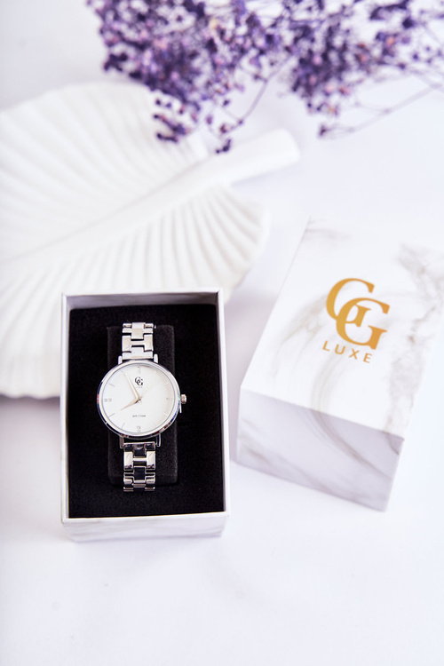 Dámske hodinky GG Luxe Silver so zirkónmi