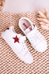 Dětské Kožené Tenisky S Hvězdou BIG STAR DD374102 Bílé