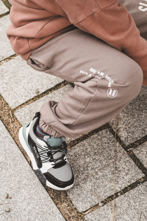 Detské športové topánky Pamäťový penový systém Big Star LL374217 Black-Szare