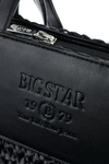 Kabelka Z Flechtou Big Star NN574103 Černá