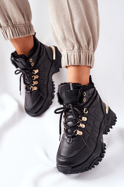 Dámské Kotníkové Boty Izolované Cerné Hareshaw