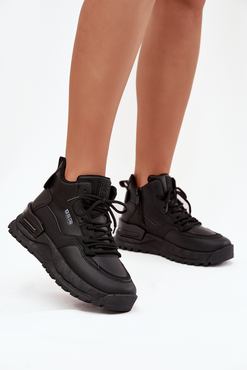 Dámske Športové Topánky Na Platforme Big Star SS274509 Čierne