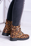 Dámské kotníkové boty v leopardském Albere